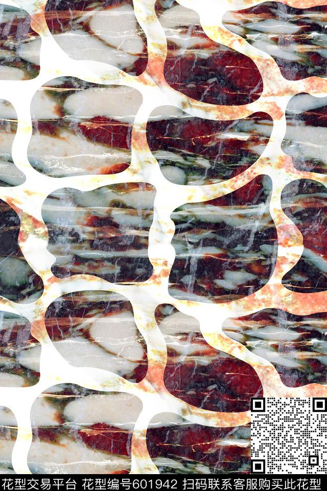 大理石纹理肌理抽象数码印花华亿平台下载（图片编号: 601942） - 瓦栏（Walan）