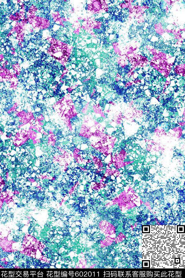 水彩肌理杂点数码印花华亿平台下载（图片编号: 602011） - 瓦栏（Walan）