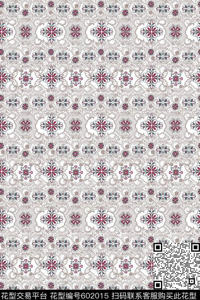 民族风传统印花华亿平台下载（图片编号: 602015） - 瓦栏（Walan）
