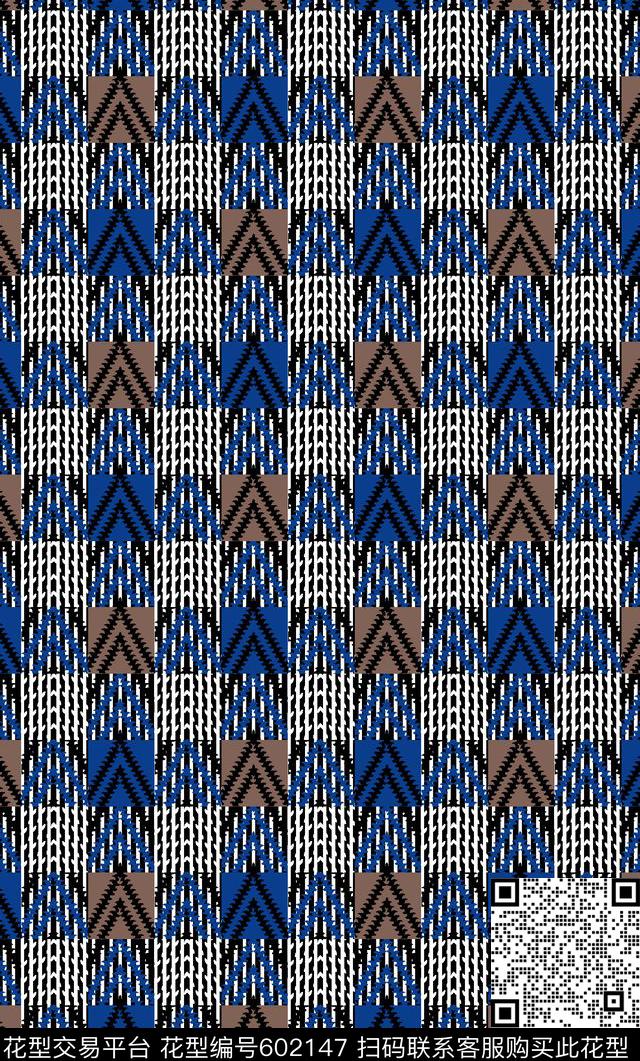 商务衬衫印花外套夹克印花抽象几何传统印花华亿平台下载（图片编号: 602147） - 瓦栏（Walan）