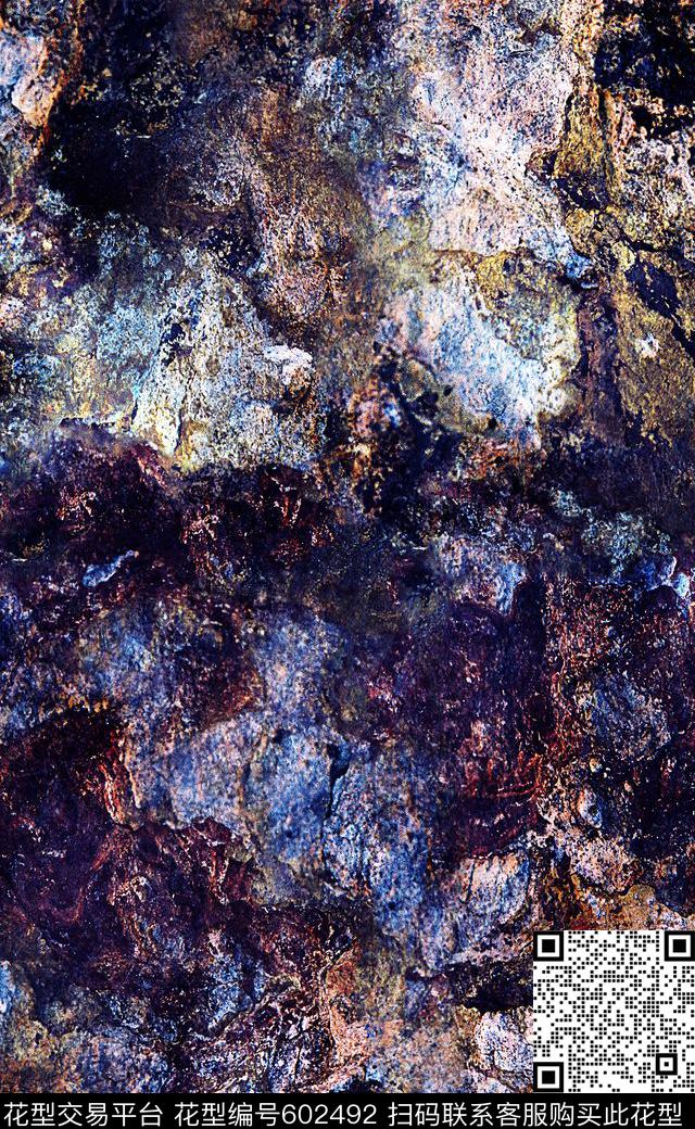 肌理纹理岩石数码印花华亿平台下载（图片编号: 602492） - 瓦栏（Walan）