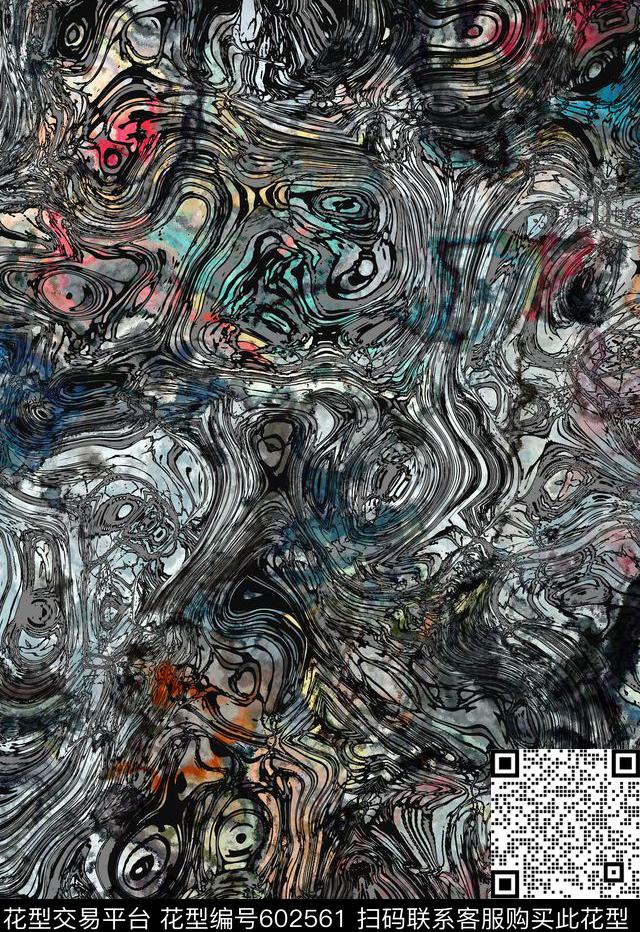 纹理大理石男装数码印花华亿平台下载（图片编号: 602561） - 瓦栏（Walan）