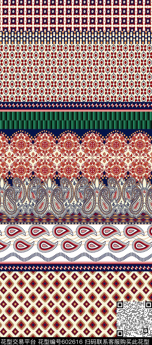 民族风传统印花华亿平台下载（图片编号: 602616） - 瓦栏（Walan）