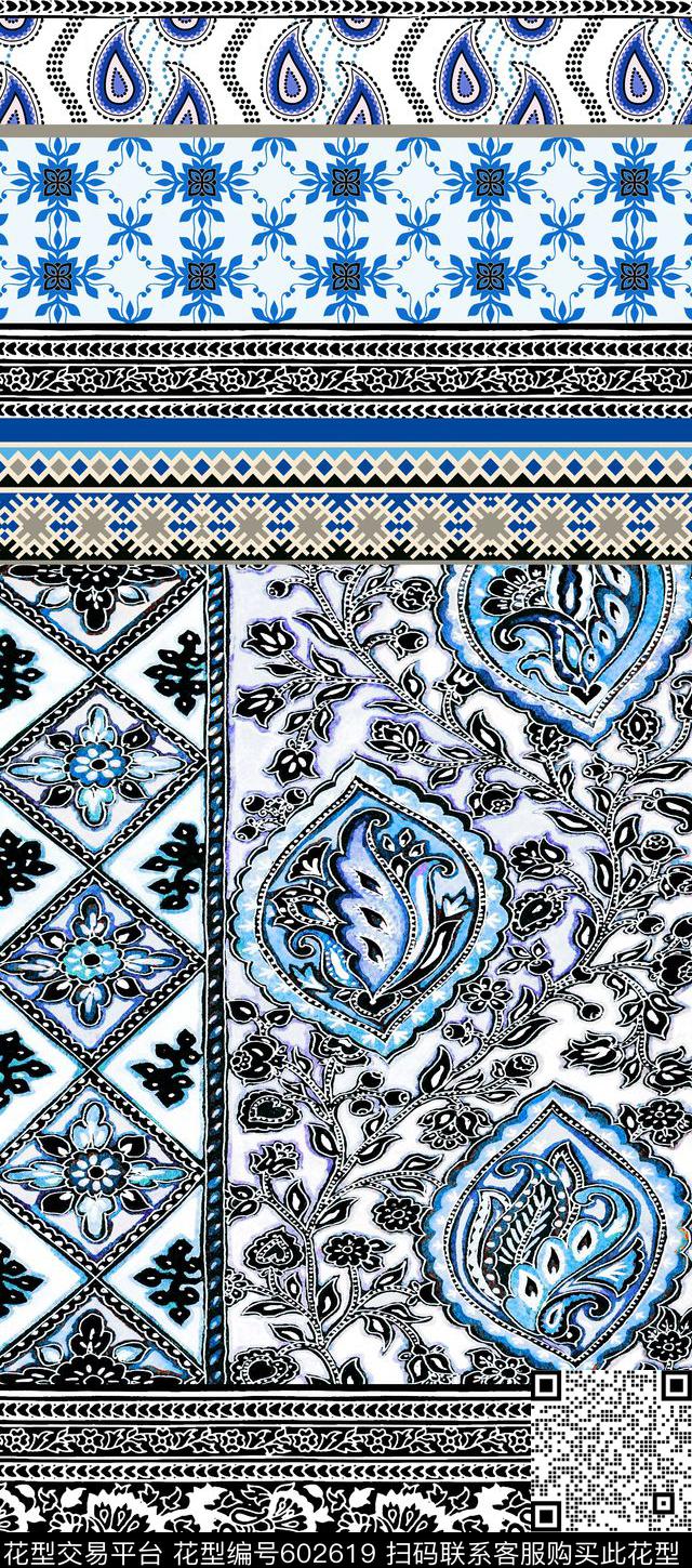 民族风传统印花华亿平台下载（图片编号: 602619） - 瓦栏（Walan）