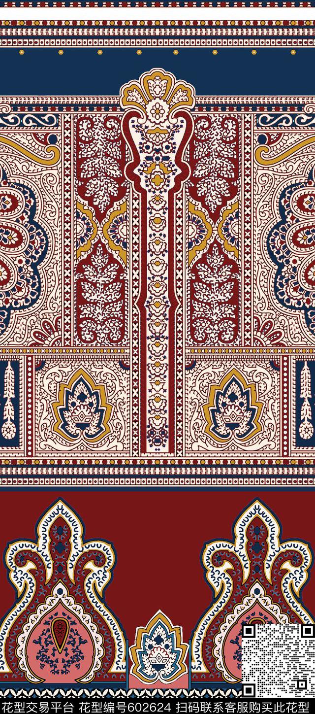 民族风传统印花华亿平台下载（图片编号: 602624） - 瓦栏（Walan）