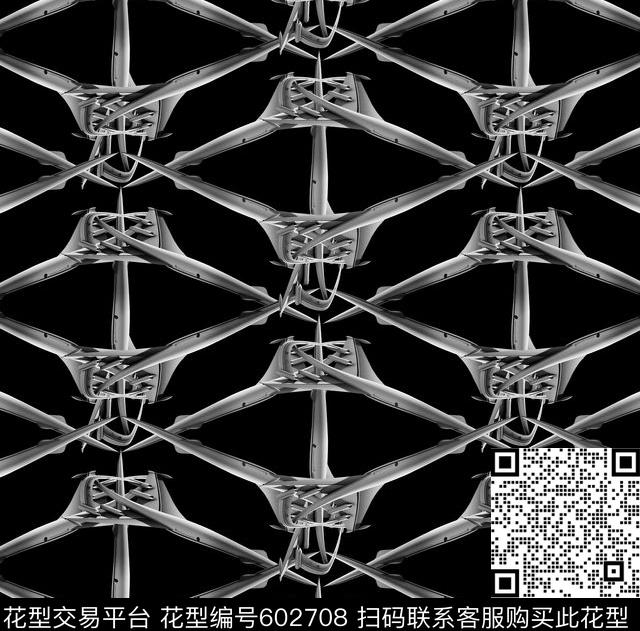 战斗机飞机黑色主题数码印花华亿平台下载（图片编号: 602708） - 瓦栏（Walan）