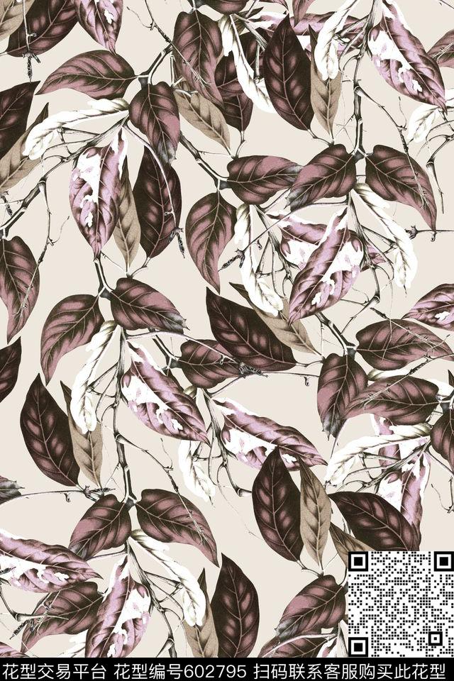 男女装面料欧美手绘数码印花华亿平台下载（图片编号: 602795） - 瓦栏（Walan）