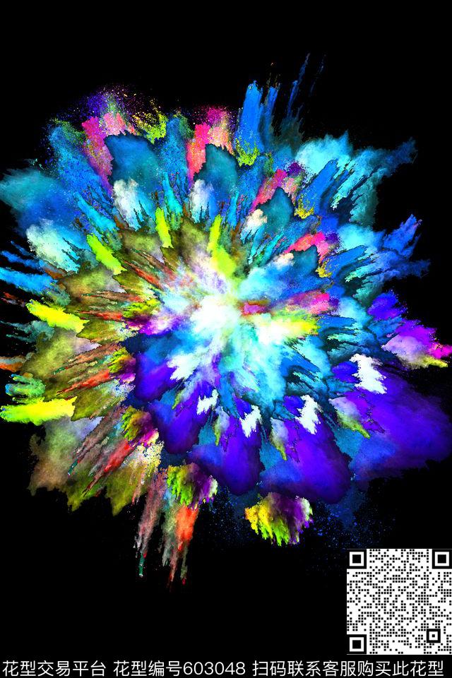 定位女装花卉彩色定位花卉定位花卉数码印花华亿平台下载（图片编号: 603048） - 瓦栏（Walan）