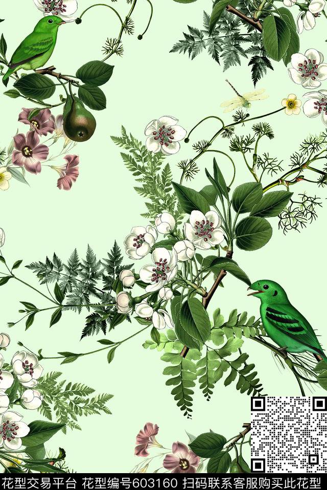 精致春夏清晰数码印花华亿平台下载（图片编号: 603160） - 瓦栏（Walan）