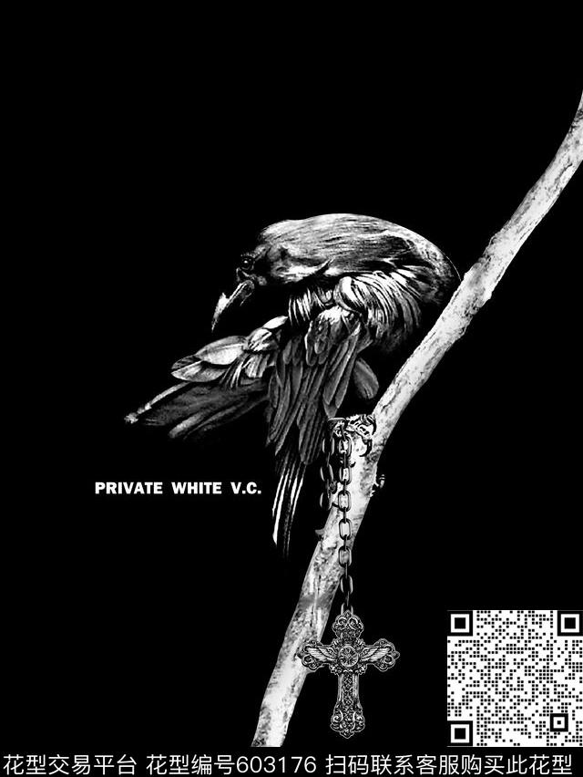 鸟男装T恤男装卫衣数码印花华亿平台下载（图片编号: 603176） - 瓦栏（Walan）