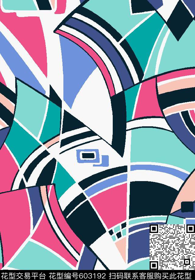 泳装家纺面料传统印花华亿平台下载（图片编号: 603192） - 瓦栏（Walan）