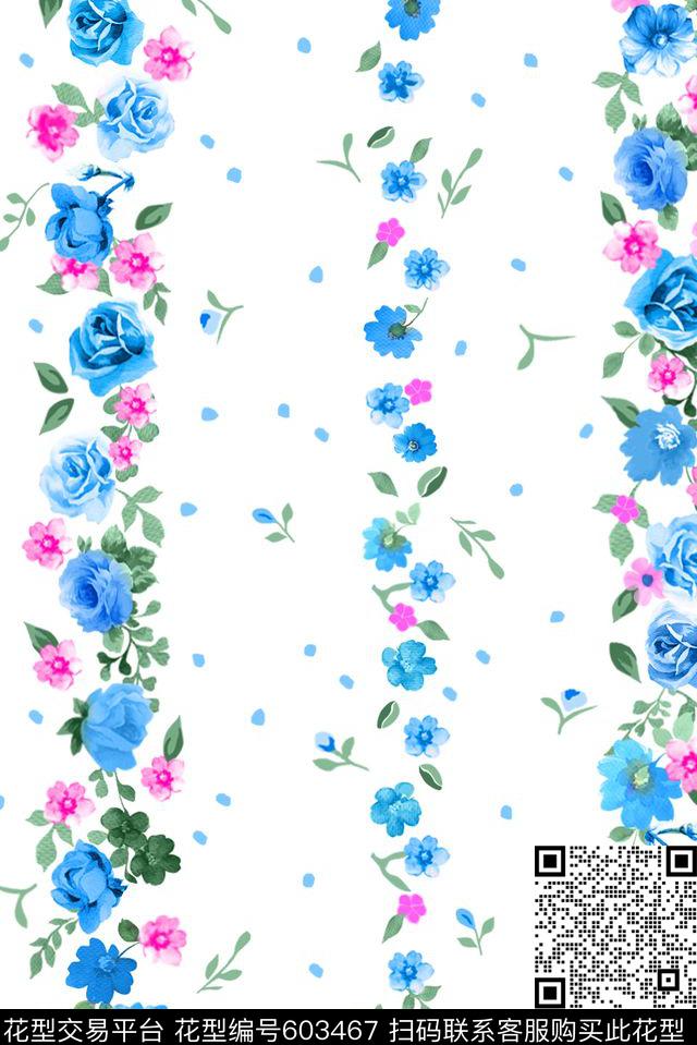 花卉传统印花华亿平台下载（图片编号: 603467） - 瓦栏（Walan）