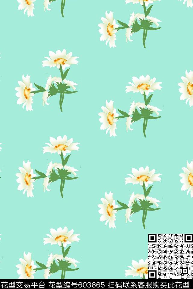 花卉232数码印花华亿平台下载（图片编号: 603665） - 瓦栏（Walan）