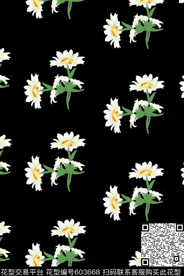 花卉232数码印花华亿平台下载（图片编号: 603668） - 瓦栏（Walan）