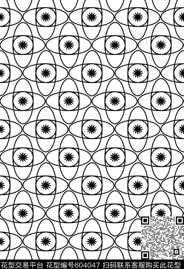 几何男装花纹。传统印花华亿平台下载（图片编号: 604047） - 瓦栏（Walan）