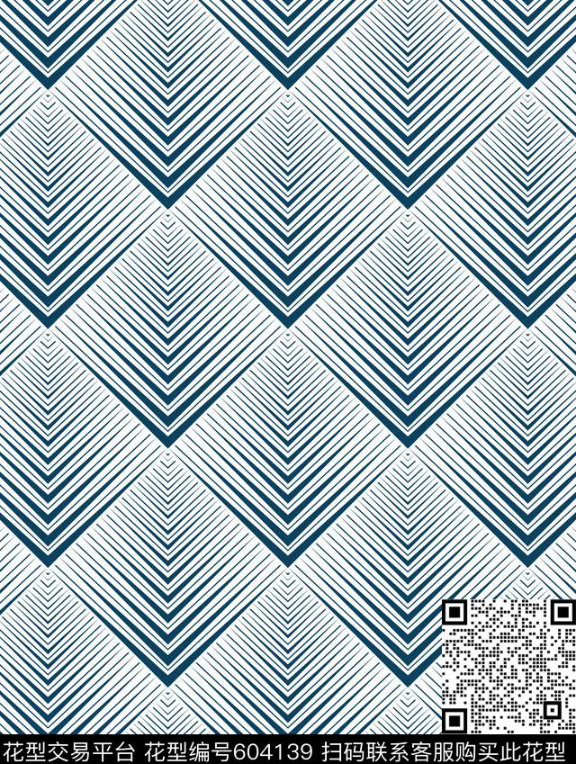 几何条纹男装。传统印花华亿平台下载（图片编号: 604139） - 瓦栏（Walan）