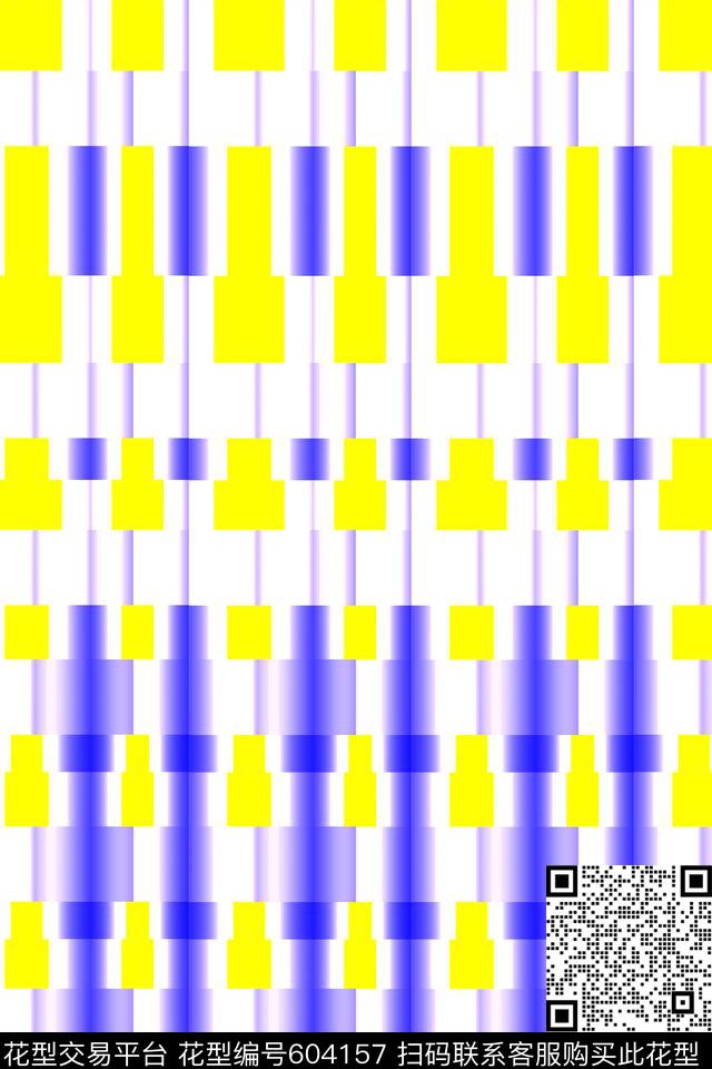 条纹竖条纹不规则色条传统印花华亿平台下载（图片编号: 604157） - 瓦栏（Walan）