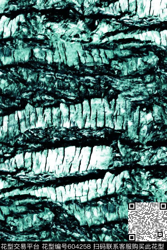 山石纹理肌理男装数码印花华亿平台下载（图片编号: 604258） - 瓦栏（Walan）