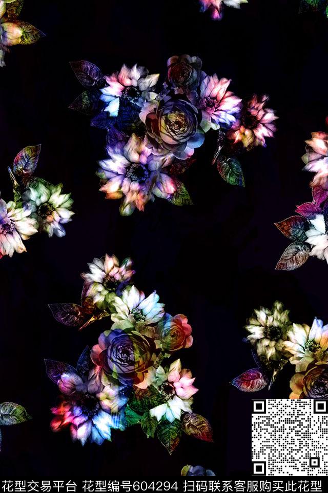 防数码抽象数码数码印花华亿平台下载（图片编号: 604294） - 瓦栏（Walan）