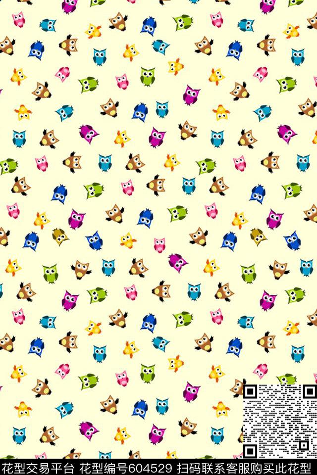 童装趣味卡通数码印花华亿平台下载（图片编号: 604529） - 瓦栏（Walan）