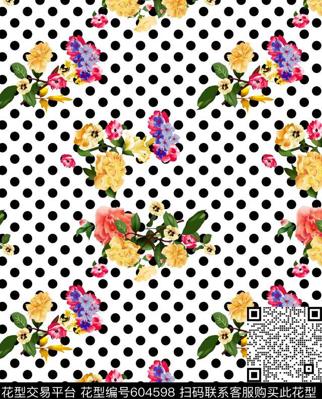 几何花卉童装。数码印花华亿平台下载（图片编号: 604598） - 瓦栏（Walan）