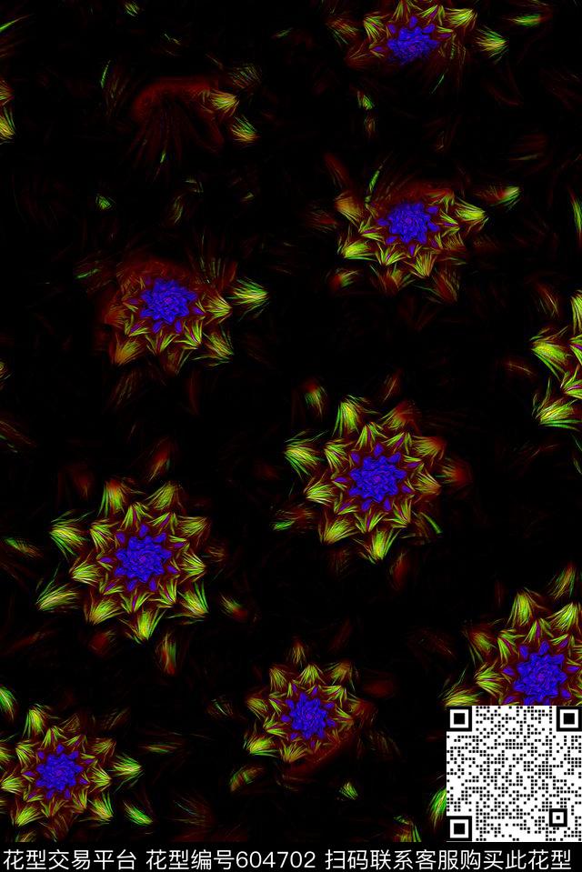 零点--女装抽象几何传统印花华亿平台下载（图片编号: 604702） - 瓦栏（Walan）