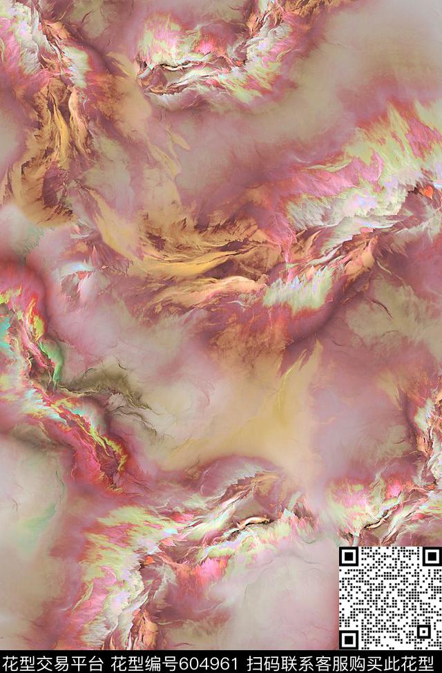 炫彩条纹肌理数码印花华亿平台下载（图片编号: 604961） - 瓦栏（Walan）