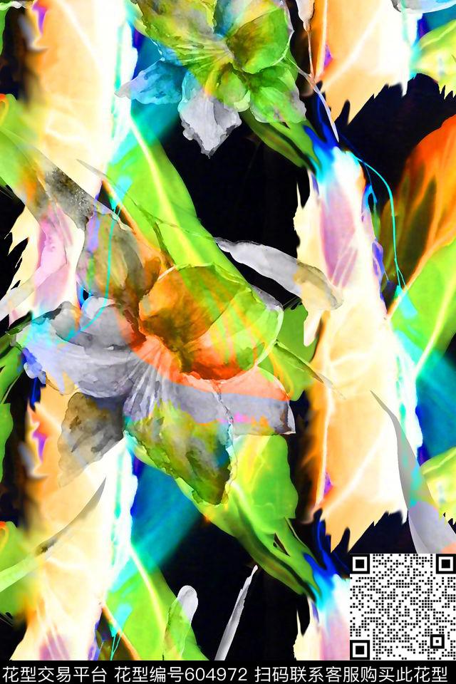 抽象几何清爽梦幻艺术平底立体手绘满版最新高清数码蕾丝民族中国风绣花珠宝肌理时尚潮

流大牌复古欧美风水彩纹理水彩花卉花卉数码印花华亿平台下载（图片编号: 604972） - 瓦栏（Walan）