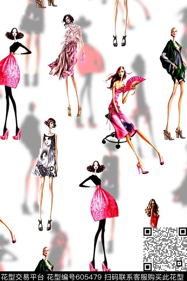 童装时尚服装数码印花华亿平台下载（图片编号: 605479） - 瓦栏（Walan）