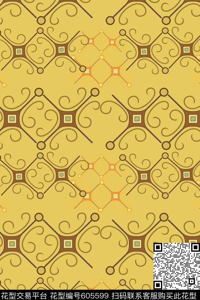可用家纺风格花卉中东传统印花华亿平台下载（图片编号: 605599） - 瓦栏（Walan）