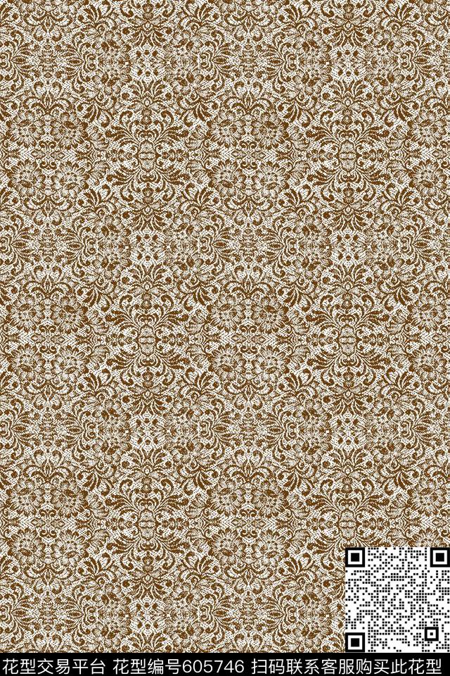 满身花瓣小碎花传统印花华亿平台下载（图片编号: 605746） - 瓦栏（Walan）