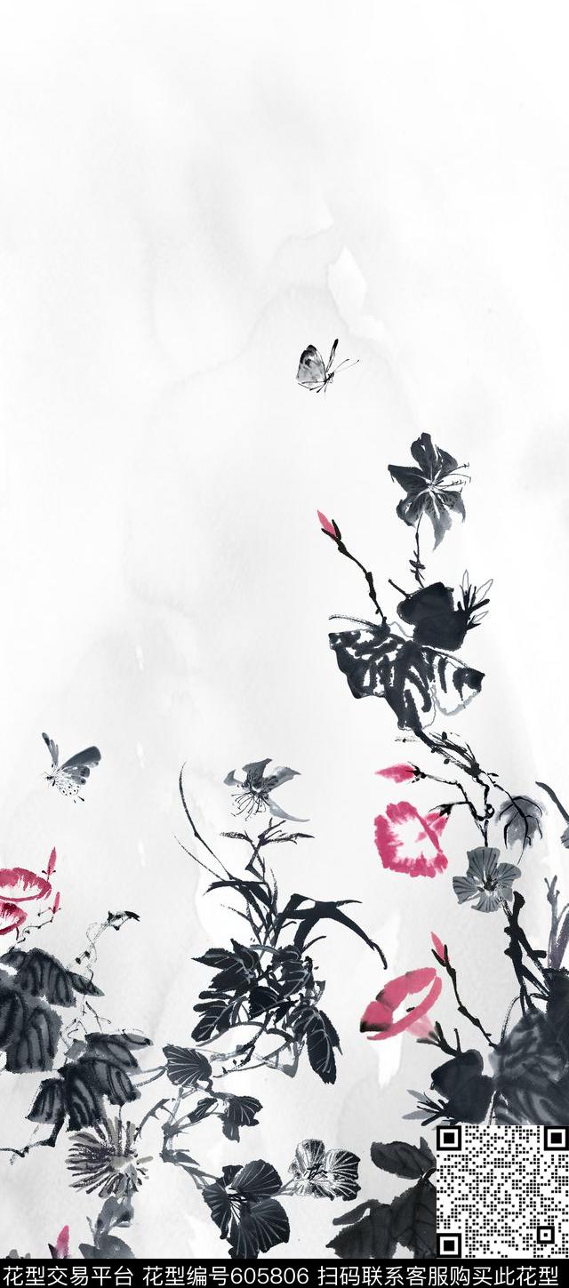 中国风民族风数码印花华亿平台下载（图片编号: 605806） - 瓦栏（Walan）