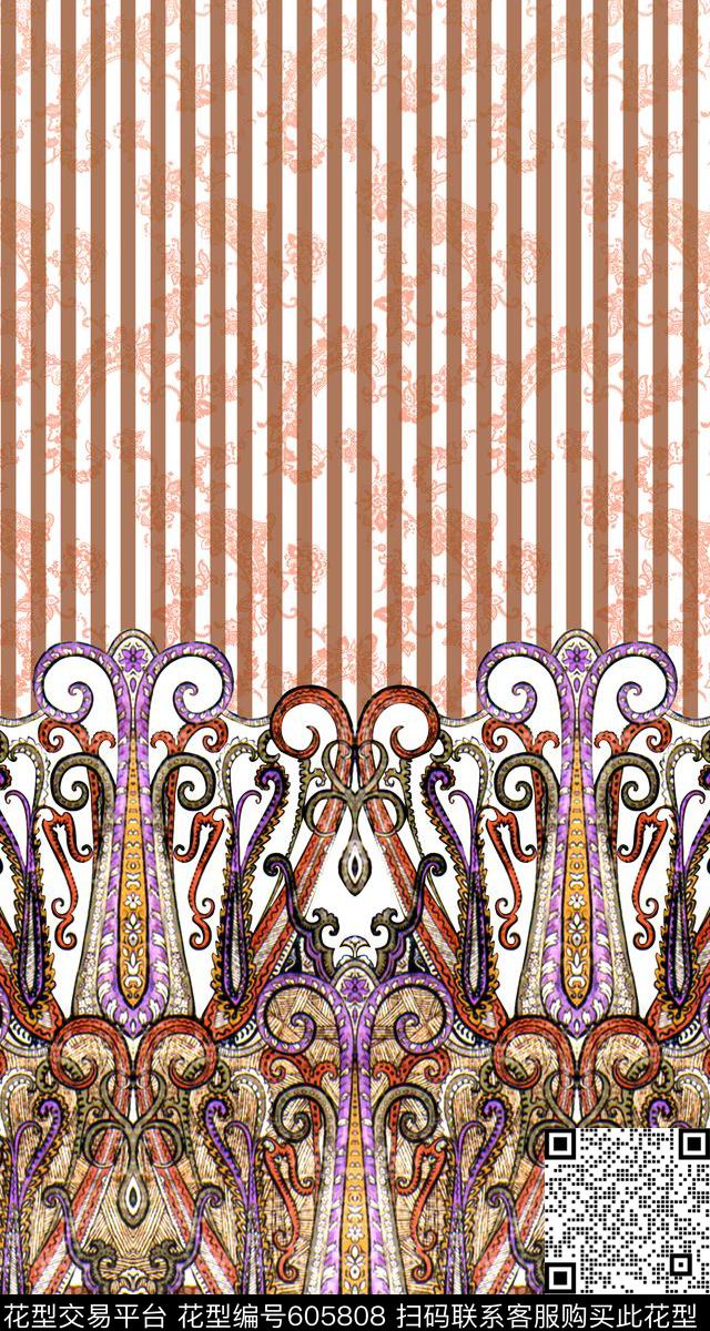 民族风数码印花华亿平台下载（图片编号: 605808） - 瓦栏（Walan）