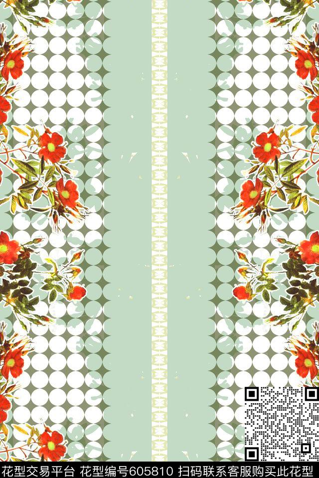花卉数码印花华亿平台下载（图片编号: 605810） - 瓦栏（Walan）