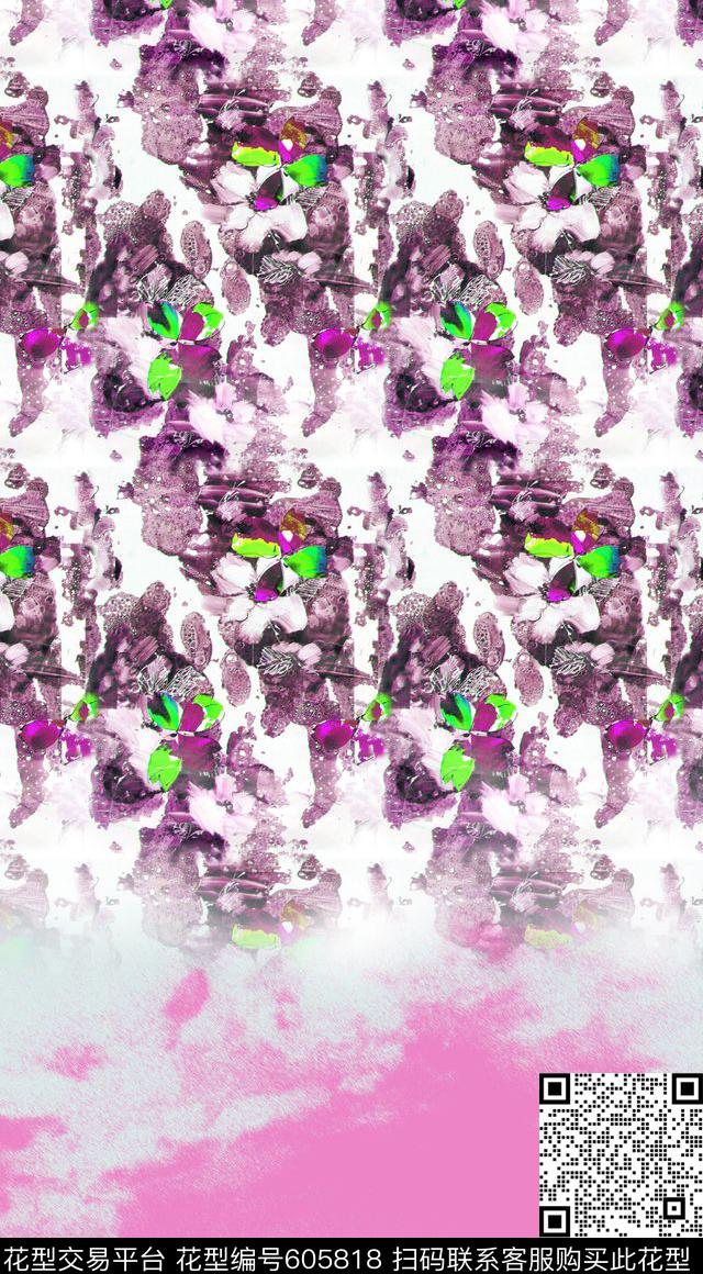 抽象数码印花华亿平台下载（图片编号: 605818） - 瓦栏（Walan）