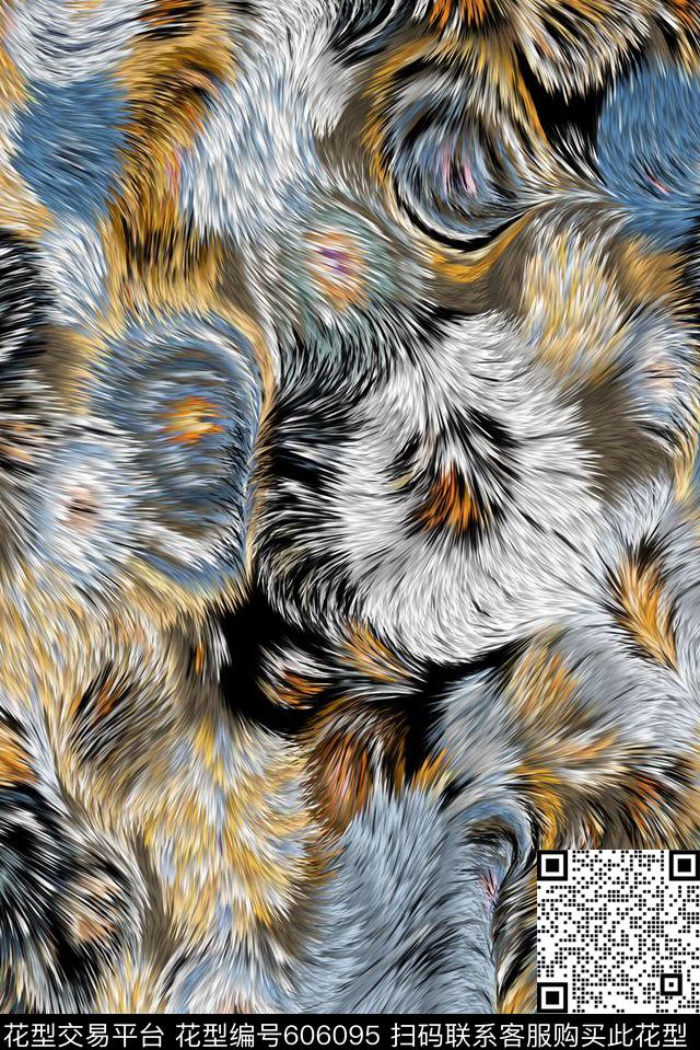 豹纹女装男装数码印花华亿平台下载（图片编号: 606095） - 瓦栏（Walan）