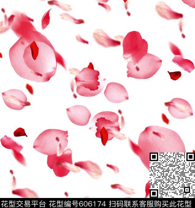 浪漫模糊渐变数码印花华亿平台下载（图片编号: 606174） - 瓦栏（Walan）