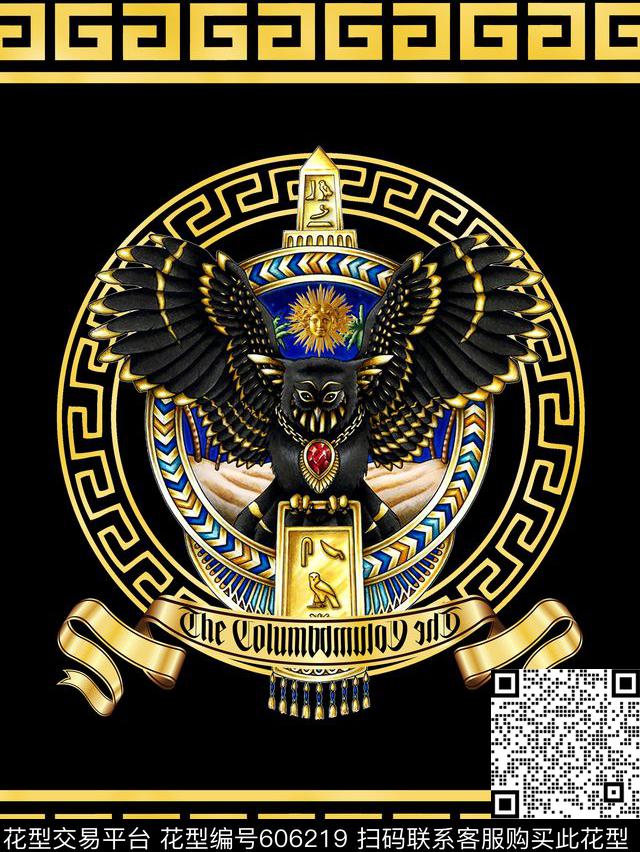 欧美欧式Versace数码印花华亿平台下载（图片编号: 606219） - 瓦栏（Walan）