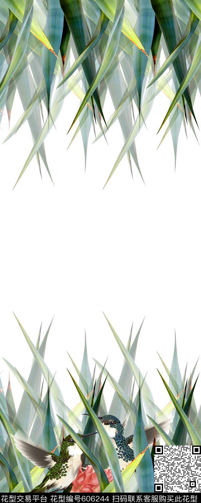 大村叶女装定位花女装长裙数码印花华亿平台下载（图片编号: 606244） - 瓦栏（Walan）