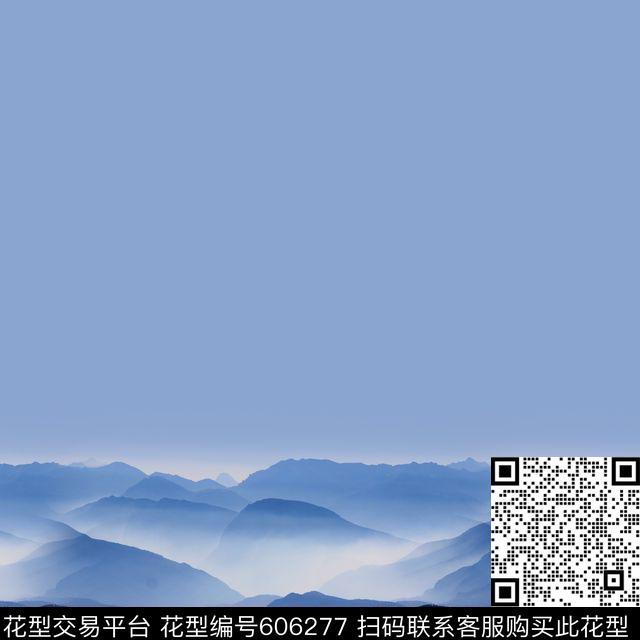 山川风景山峰数码印花华亿平台下载（图片编号: 606277） - 瓦栏（Walan）