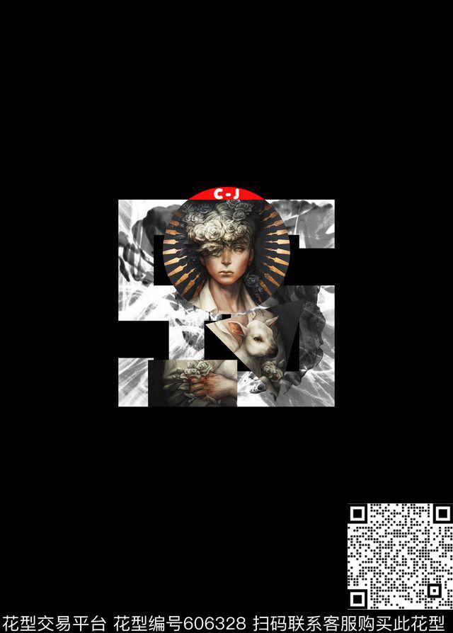 原创T恤个性数码印花华亿平台下载（图片编号: 606328） - 瓦栏（Walan）