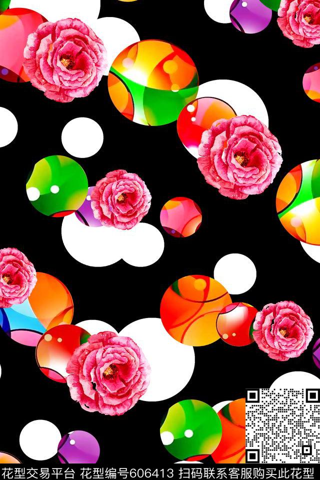 抽象几何清爽梦幻艺术平底立体手绘满版最新高清数码蕾丝民族中国风绣花珠宝肌理时尚潮

流大牌复古欧美风欧美时尚彩色波点花卉数码印花华亿平台下载（图片编号: 606413） - 瓦栏（Walan）