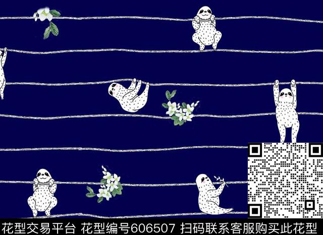 2017年孕妇居家服华亿平台卡通抽象树攋趣味手绘卡通女装华亿平台传统印花华亿平台下载（图片编号: 606507） - 瓦栏（Walan）