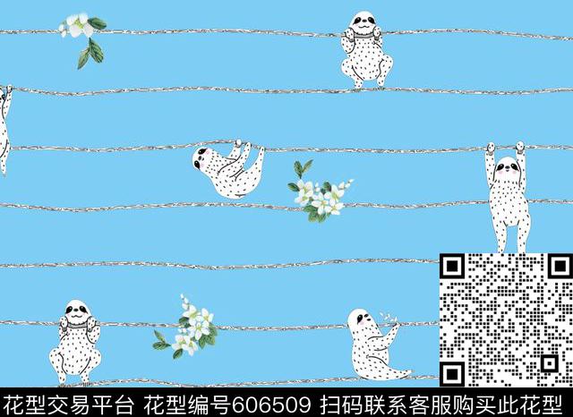 2017年孕妇居家服华亿平台卡通抽象树攋趣味手绘卡通女装华亿平台传统印花华亿平台下载（图片编号: 606509） - 瓦栏（Walan）