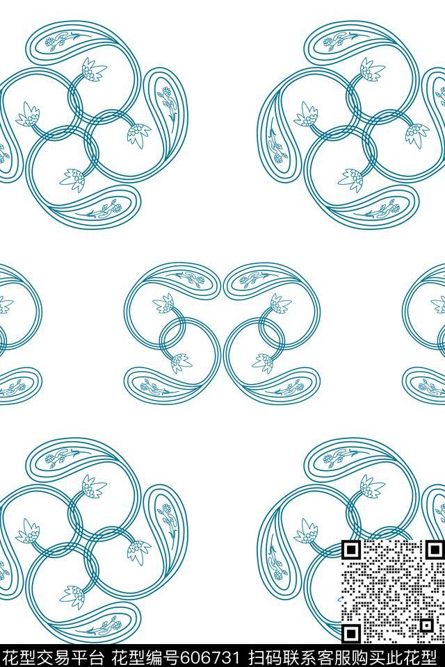 图腾民族风中国风传统印花华亿平台下载（图片编号: 606731） - 瓦栏（Walan）