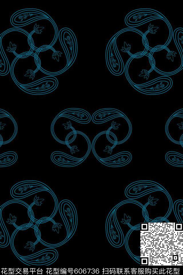 图腾民族风中国风传统印花华亿平台下载（图片编号: 606736） - 瓦栏（Walan）