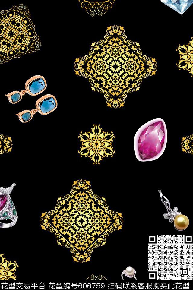 条纹数码印花华亿平台下载（图片编号: 606759） - 瓦栏（Walan）