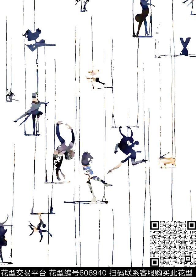 休闲男装抽象男装花男装衬衫数码印花华亿平台下载（图片编号: 606940） - 瓦栏（Walan）