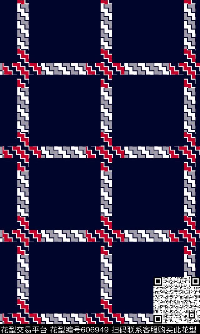 休闲男装男装格子男装衬衫传统印花华亿平台下载（图片编号: 606949） - 瓦栏（Walan）