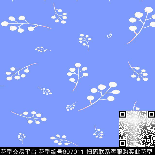 花瓣小碎花花朵传统印花华亿平台下载（图片编号: 607011） - 瓦栏（Walan）